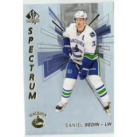 2016-17 UD SP Authentic Spectrum Daniel Sedin