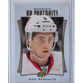 2016-17 UD Series 2 Portraits Gold Nick Schmaltz 17/99