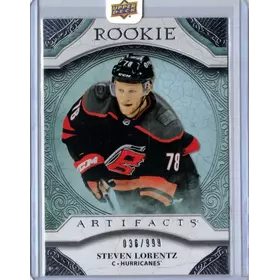 2020-21 UD Artifacts Rookie Steven Lorentz 036/999