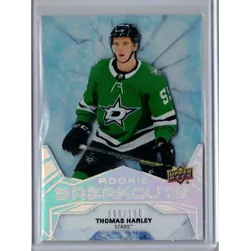 2020-21 UD Series 2 Rookie Breakouts Thomas Harley 096/100