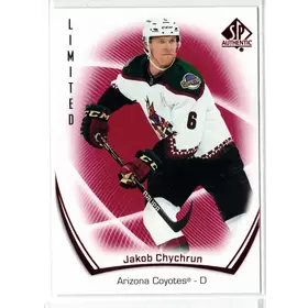 2021-22 UD SP Authentic Limited Red Jakob Chychrun