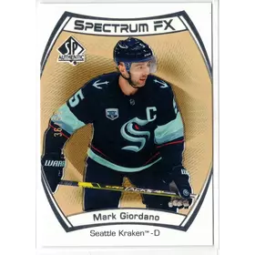 2021-22 UD SP Authentic Spectrum FX Gold Mark Giordano 36/50