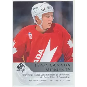 2012-13 SP AUTHENTIC - THEOREN FLEURY #191 TEAM CANADA MOMENTS