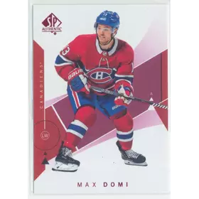 2018-19 SP AUTHENTIC - MAX DOMI #44 RED