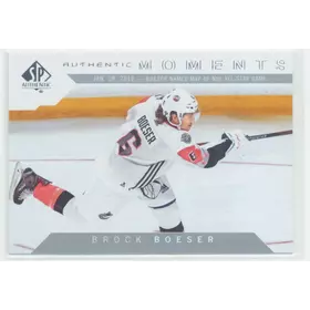 2018-19 SP AUTHENTIC - BROCK BOESER #102 AUTHENTIC MOMENTS
