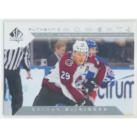 2018-19 SP AUTHENTIC - NATHAN MacKINNON #112 AUTHENTIC MOMENTS