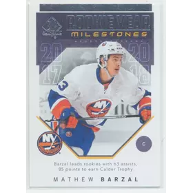 2018-19 SP AUTHENTIC - MATHEW BARZAL #RYM-MB ROOKIE YEAR MILESTONES
