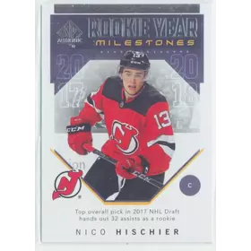 2018-19 SP AUTHENTIC - NICO HISCHIER #RYM-NH ROOKIE YEAR MILESTONES