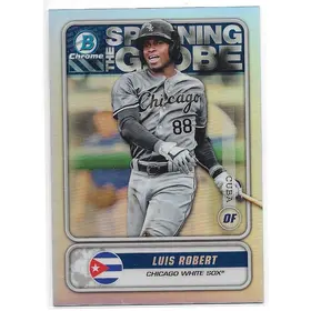 2020 Bowman Chrome Spanning The Globe #STG-LR Luis Robert