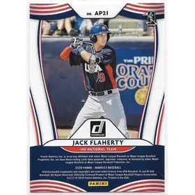 2020 Donruss American Pride Rapture #AP21 Jeff Criswell & Jack Flaherty