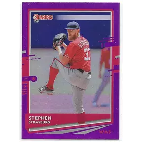 2020 Donruss Holo Purple #67 Stephen Strasburg