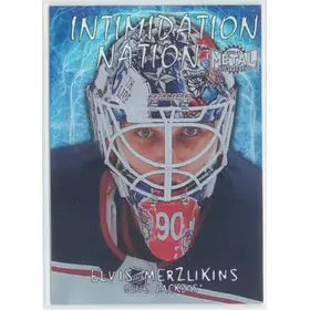 2020-21 SKYBOX METAL UNIVERSE - ELVIS MERZLIKINS #IN-22 INTIMIDATION NATION
