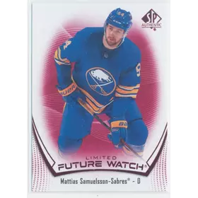 2021-22 SP AUTHENTIC - MATTIAS SAMUELSSON #129 FUTURE WATCH LIMITED RED