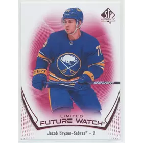 2021-22 SP AUTHENTIC - JACOB BRYSON #147 FUTURE WATCH LIMITED RED