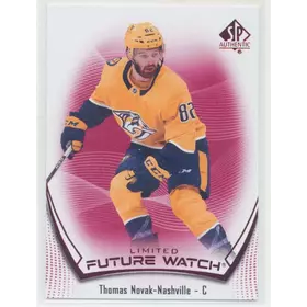 2021-22 SP AUTHENTIC - THOMAS NOVAK #191 FUTURE WATCH LIMITED RED