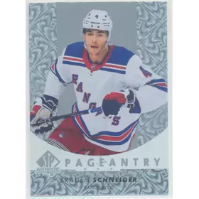 2022-23 SP AUTHENTIC - BRADEN SCHNEIDER #P-70 PAGEANTRY