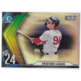 2022 Bowman Chrome Top 100 #BTP-24 Triston Casas