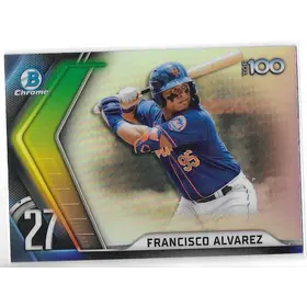 2022 Bowman Chrome Top 100 #BTP-27 Francisco Alvarez