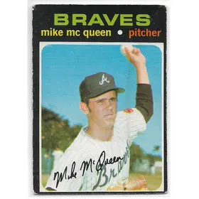 1971 O-Pee-Chee #8 Mike McQueen *