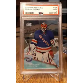 2019-20 Ice (Premieres) #136 Igor Shesterkin RC (152/249) (PSA 9 MINT)