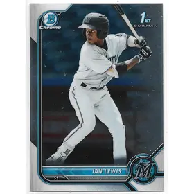 2022 Bowman Chrome Prospects #BCP-96 Ian Lewis (1st)