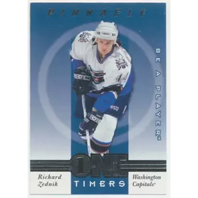 1997-98 PINNACLE BE A PLAYER - RICHARD ZEDNIK #17 ONE TIMERS