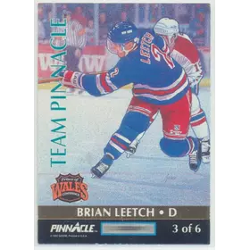 1992-93 PINNACLE (USA) - BRIAN LEETCH/PAUL COFFEY #3 TEAM PINNACLE
