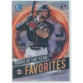 2021 Bowman - Joey Bart #RRY-JB Rookie of the Year Favorites