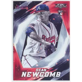 2017 Topps Fire - Sean Newcomb #7 RC