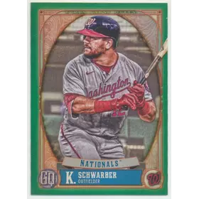 2021 Topps Gypsy Queen - Kyle Schwarber #113 Green Parallel