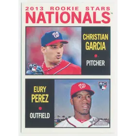 2013 Topps Heritage - Christian Garcia/Eury Perez #167 Rookie Stars RC