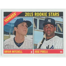 2015 Topps Heritage - Bryan Mitchell/Jose Pirela #234 Rookie Stars RC