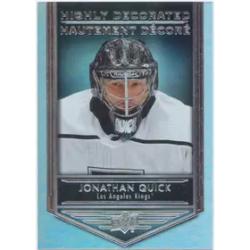 2019-20 TIM HORTONS - JONATHAN QUICK #HD-9 HIGHLY DECORATED