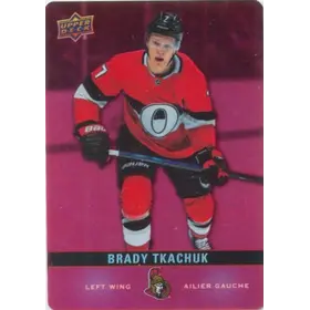2019-20 TIM HORTONS - BRADY TKACHUK #DC-1 RED DIE CUTS