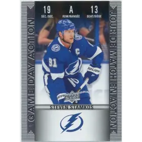 2019-20 TIM HORTONS - STEVEN STAMKOS #HGD-13 GAME DAY ACTION