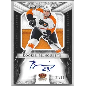 2012-13 Rookie Anthology Crown Royale Rookie Silhouettes Prime #68 Brandon Manning (27/99)