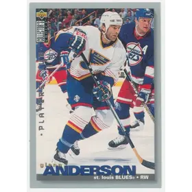 1995-96 COLLECTOR'S CHOICE - GLENN ANDERSON #46 PLAYER'S CLUB