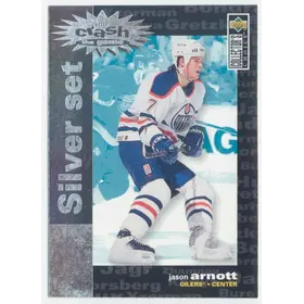 1995-96 COLLECTOR'S CHOICE - JASON ARNOTT #C19 YOU CRASH THE GAME SILVER SET