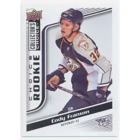 2009-10 COLLECTOR'S CHOICE - CODY FRANSON #269 CHOICE ROOKIES