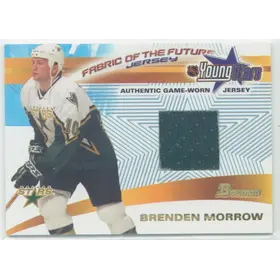 2001-02 BOWMAN YOUNGSTARS - BRENDEN MORROW #FFJ-BM FABRIC OF THE FUTURE
