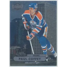 2013-14 FLEER SHOWCASE - PAUL COFFEY #MU-21 METAL UNIVERSE