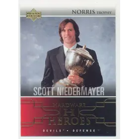 2004-05 UPPER DECK - SCOTT NIEDERMAYER #AW1 HARDWARE HEROES