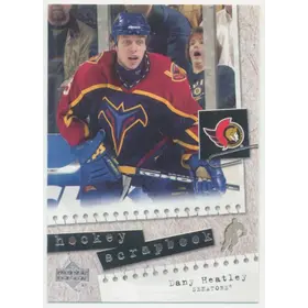 2005-06 UPPER DECK - DANY HEATLEY #HS15 HOCKEY SCRAPBOOK