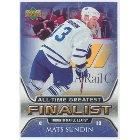 2005-06 UPPER DECK - MATS SUNDIN #55 ALL-TIME GREATEST FINALIST