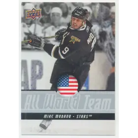 2008-09 UPPER DECK - MIKE MODANO #AWT8 ALL WORLD TEAM