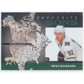 2008-09 UPPER DECK - BRAD RICHARDS #FS2 FAVOURITE SONS