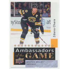 2009-10 UPPER DECK - ZDENO CHARA #AG32 AMBASSADORS OF THE GAME