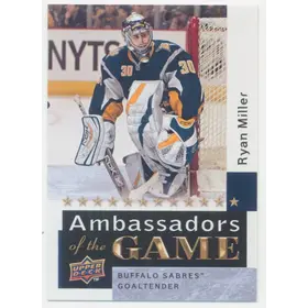 2009-10 UPPER DECK - RYAN MILLER #AG33 AMBASSADORS OF THE GAME