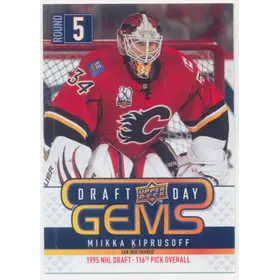 2009-10 UPPER DECK - MIIKKA KIPRUSOFF #GEM24 DRAFT DAY GEMS