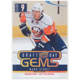 2009-10 UPPER DECK - MARK STREIT #GEM30 DRAFT DAY GEMS